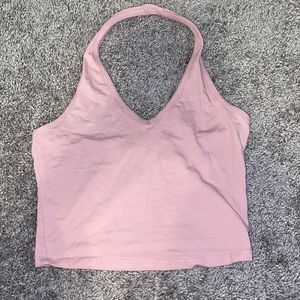 pink halter top